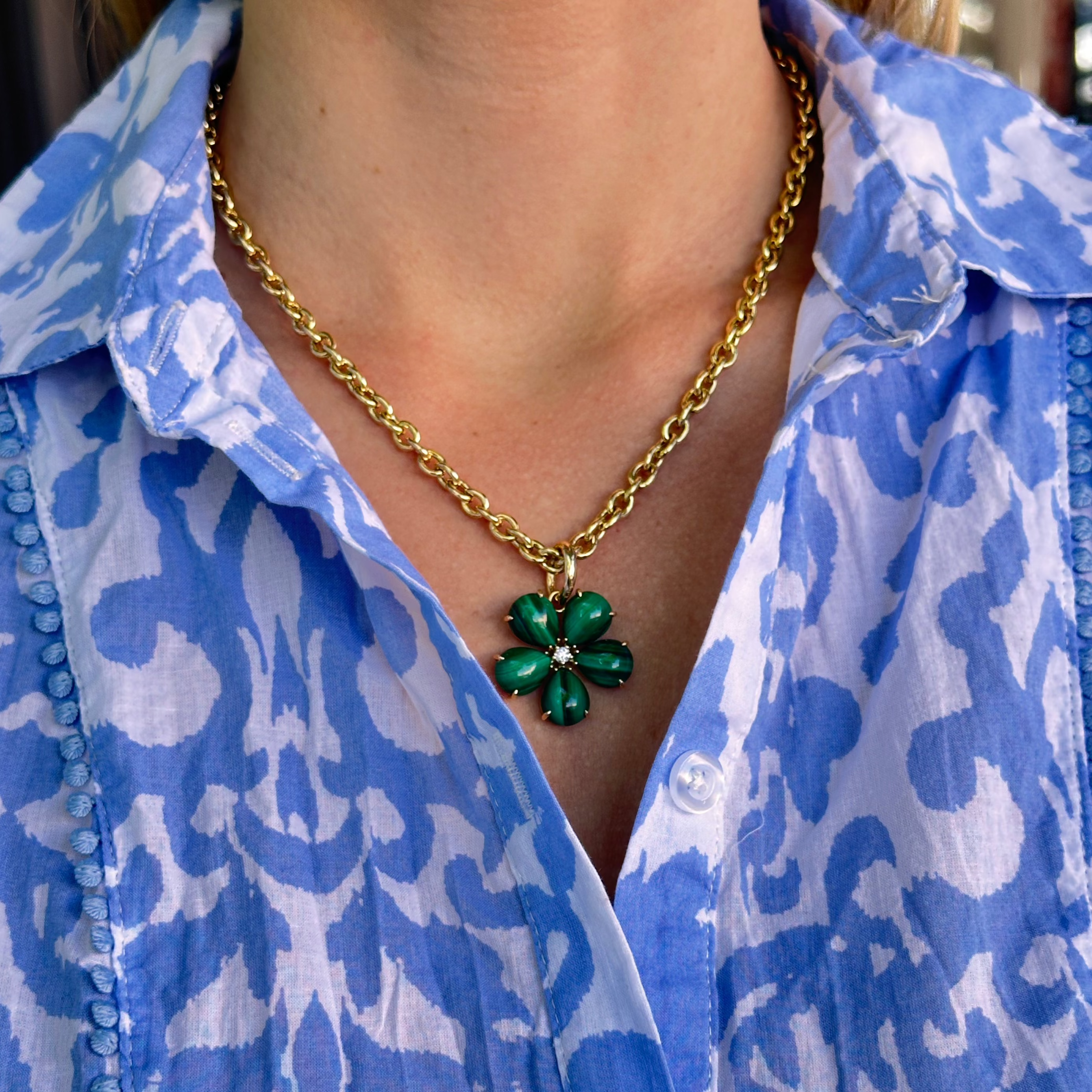 Afurst-fiori-pendant-malachite-diamond-yellow-gold-D2296GMA1