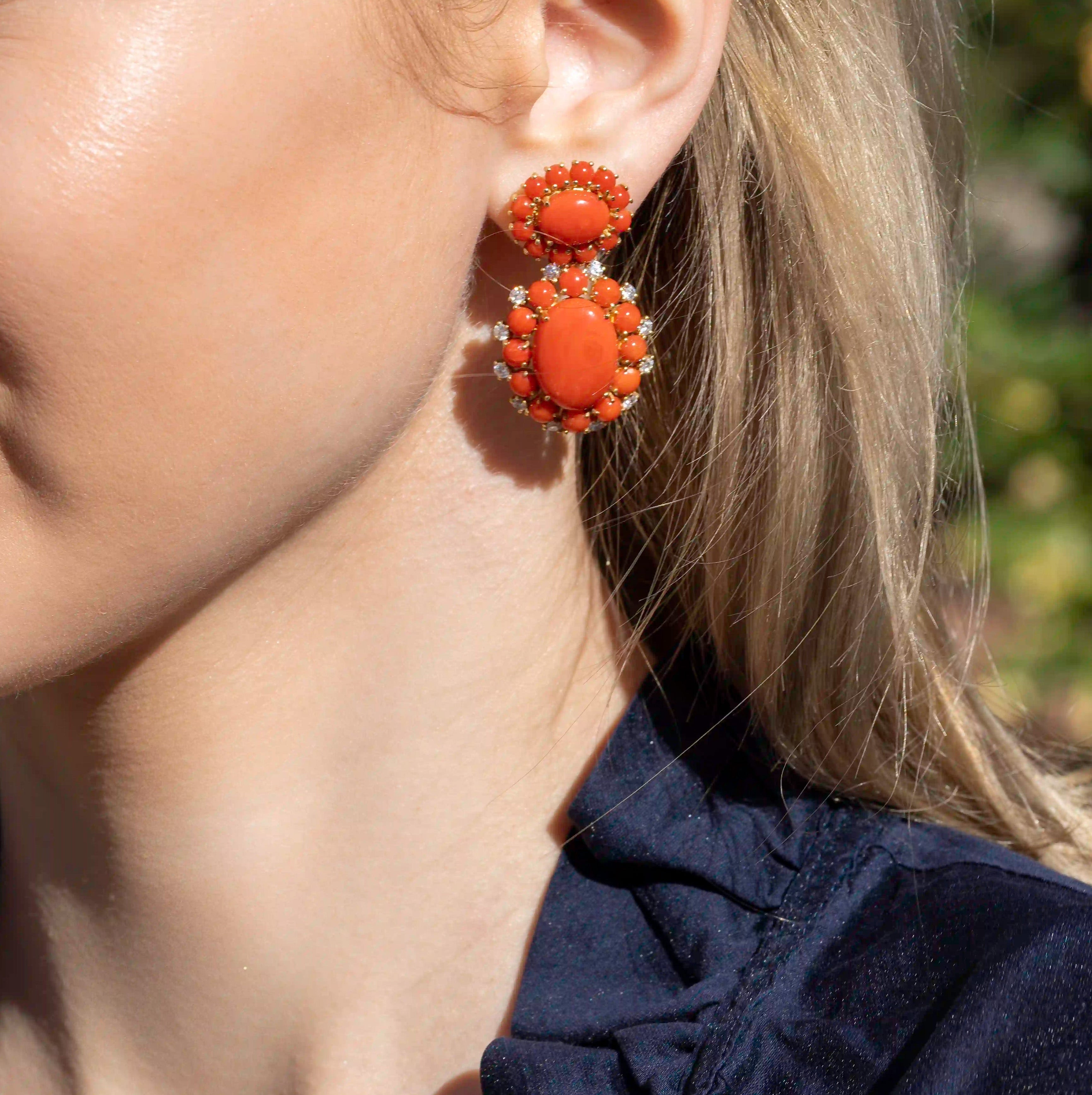 a-furst-sole-drop-earrings-red-coral-diamonds-yellow-gold-O2022GKK1