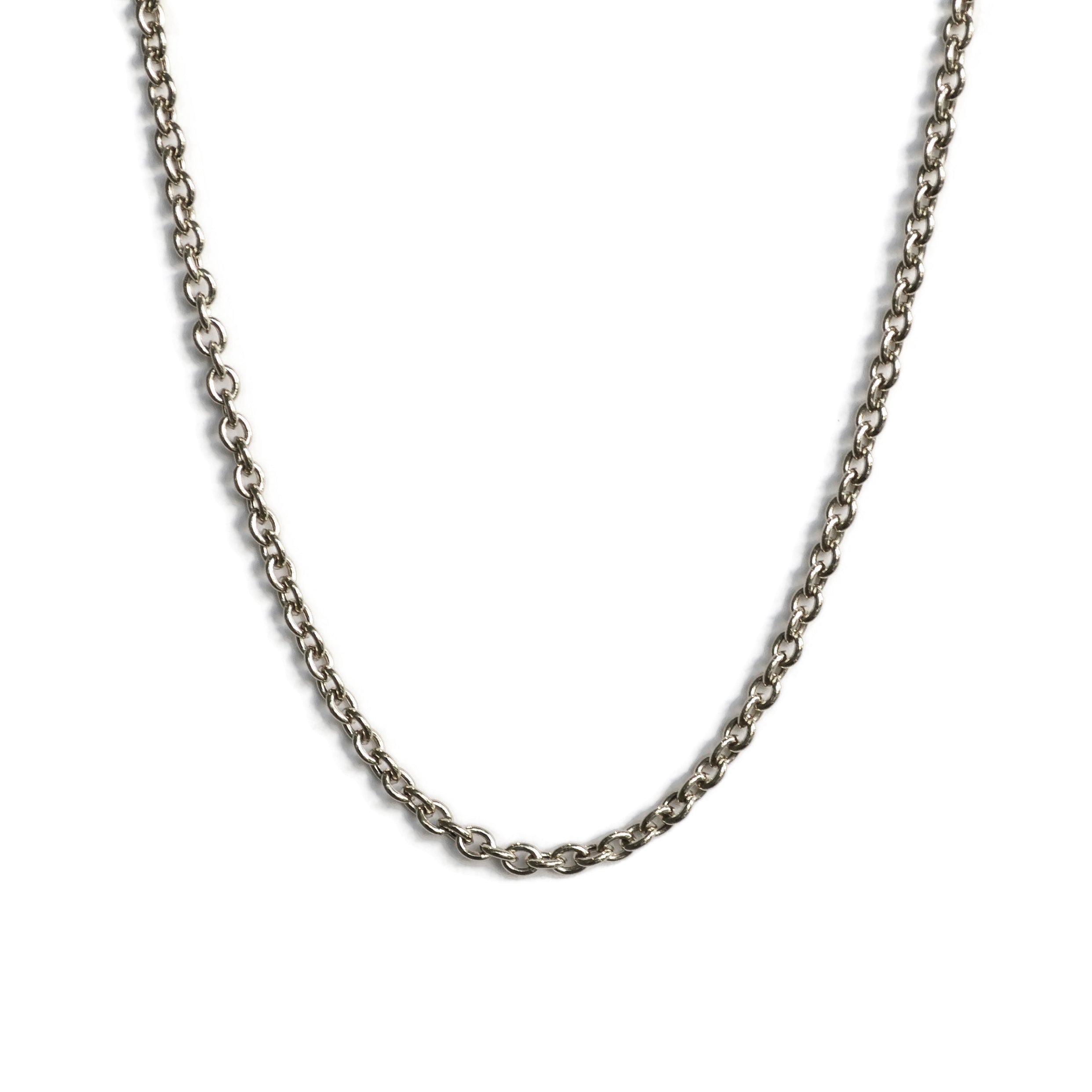 Sole - Rolo Chain, 18k White Gold