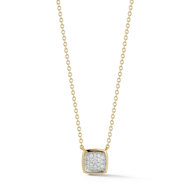 A & Furst - Gaia - Small Pendant Necklace with Diamonds, 18k Yellow and White Gold