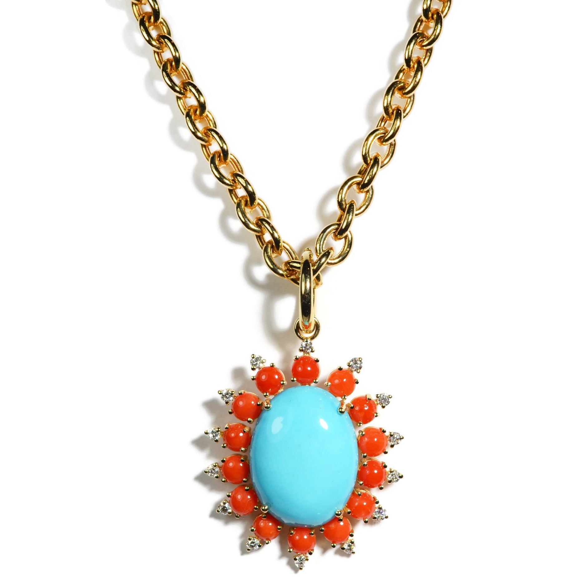 a-furst-sole-pendant-natural-arizona-turquoise-natural-mediterranean-red-coral-diamonds-18k-yellow-gold-D2056GTUK1