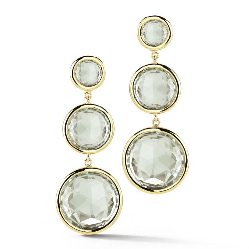 A & Furst - Jicky - Drop Earrings with Prasiolite, 18k Yellow Gold