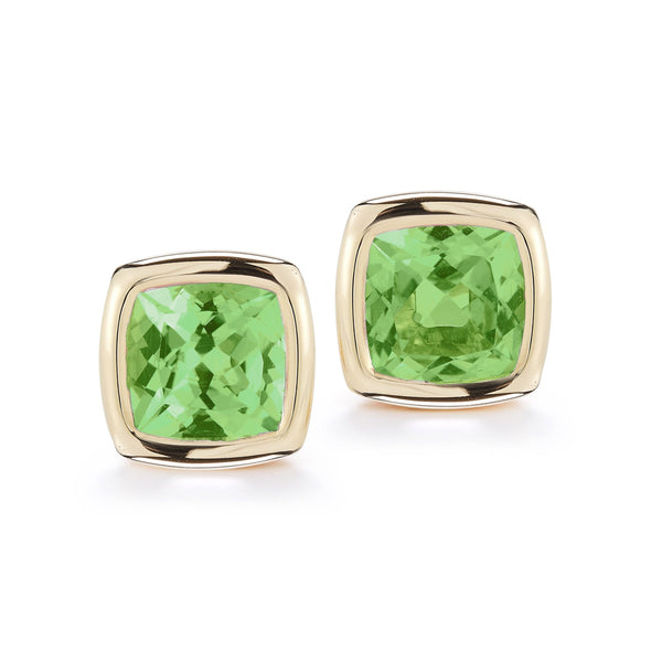A & Furst - Gaia - Stud Earrings with Peridot, 18k Yellow Gold