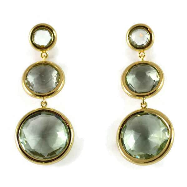 A & Furst - Jicky - Drop Earrings with Prasiolite, 18k Yellow Gold