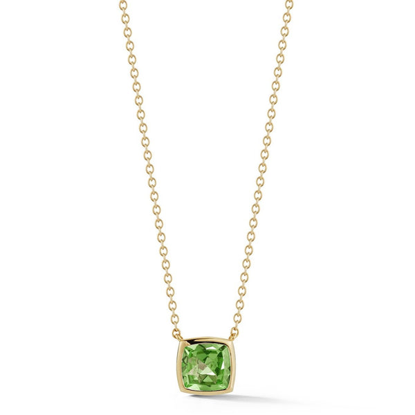 A & Furst - Gaia - Small Pendant Necklace with Peridot, 18k Yellow Gold