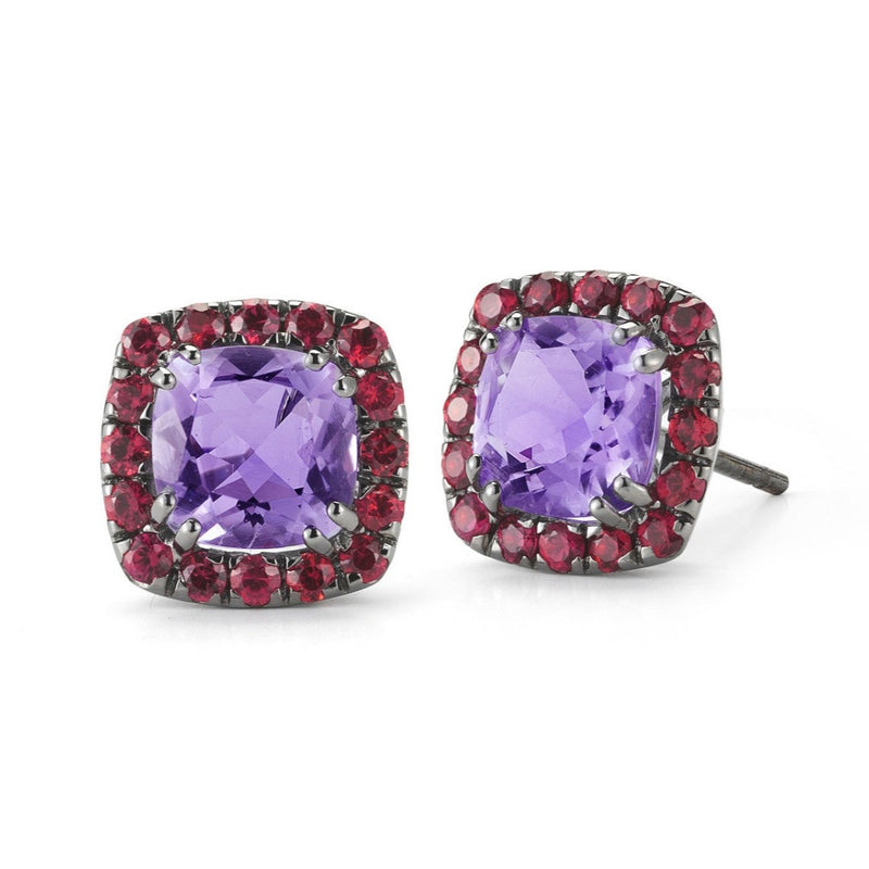 A-FURST-DYNAMITE-STUD-EARRINGS-AMETHYST-RUBIES-BLACKENED-GOLD-O1321NA2