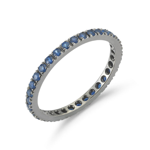 A-FURST-FRANCE-ETERNITY-BAND-RING-BLUE-SAPPHIRES-BLACKENED-GOLD-A1290N4-1.5