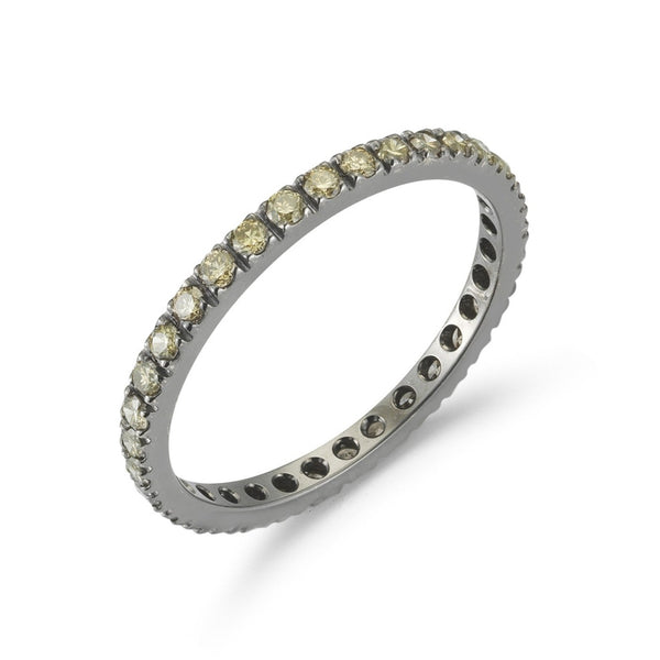 A-FURST-FRANCE-ETERNITY-BAND-RING-BROWN-DIAMONDS-BLACKENED-GOLD-A1290NY-1.5