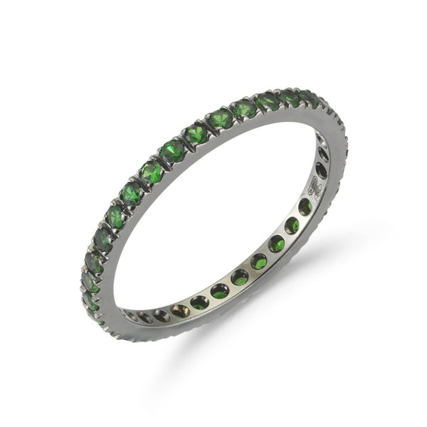 A-FURST-FRANCE-ETERNITY-BAND-RING-TSAVORITE-BLACKENED-GOLD-A1290NTS-1.5