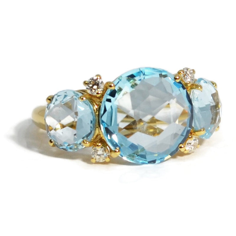 A-FURST-LILIES-RING-BLUE-TOPAZ-DIAMONDS-YELLOW-GOLD-A1400GUU1