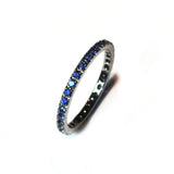A-FURST-FRANCE-ETERNITY-BAND-RING-BLUE-SAPPHIRES-BLACKENED-GOLD-A1290N4-1.5