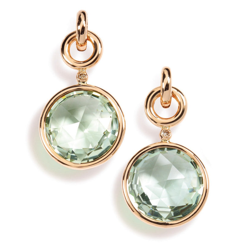 LIVELY-CASUAL-EVERIDAY-STYLE-JEWELRY-A-FURST-JICKY-DROP-EARRINGS-WITH-PRASIOLITE-GREEN-AMETHYST-ROSE-GOLD