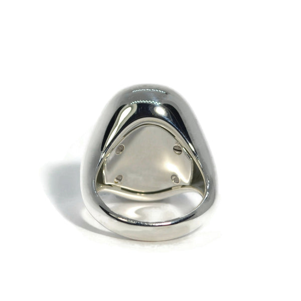 NEW! A & Furst - Essential - Cocktail Ring with Sky Blue Topaz, 18k White Gold