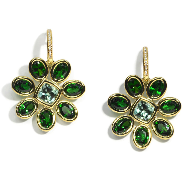 a-furst-fiori-drop-earrings-chrome-green-tourmaline-mint-tourmaline-diamonds-18k-yellow-gold-O2275GTVCMT