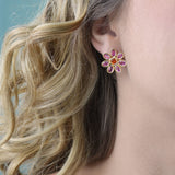 a-furst-fiori-mismatched-button-earrings-pink-orange-sapphires-18k-yellow-gold-O2274G4R4O