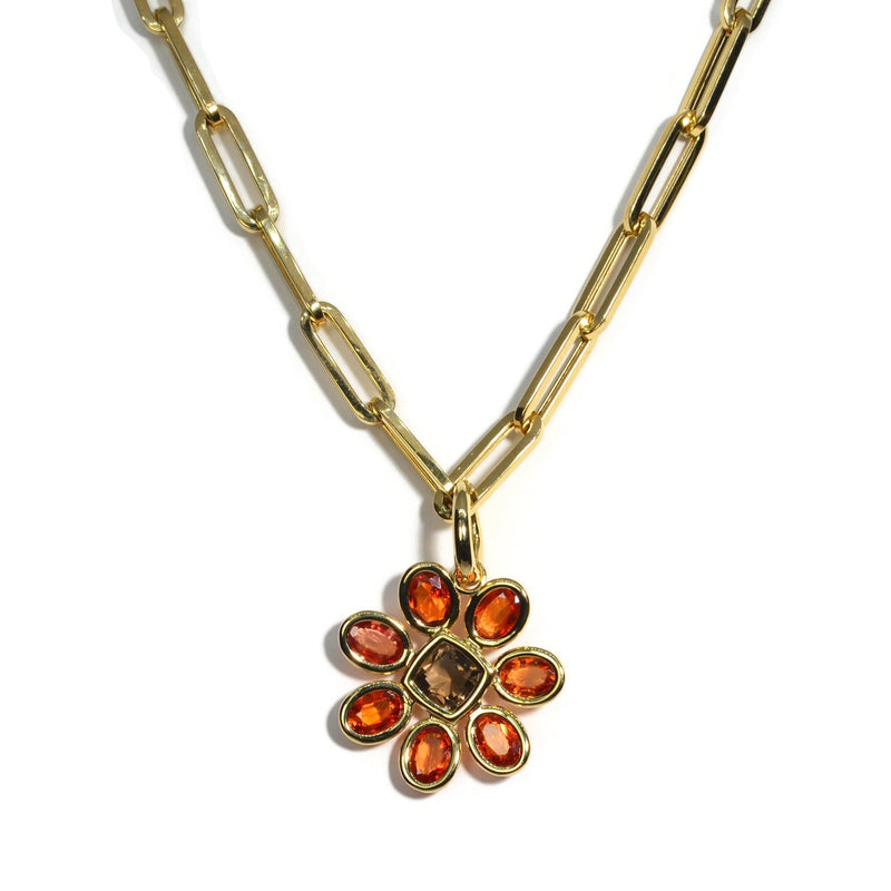a-furst-fiori-pendant-orange-sapphires-smoky-quartz-18k-yellow-gold-D2275G4OQF