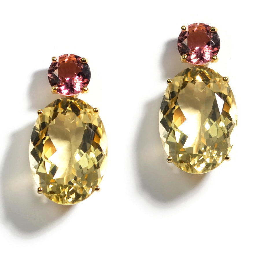 a-furst-party-drop-earrings-pink-tourmaline-citrine-yellow-gold-O1550GTRCC