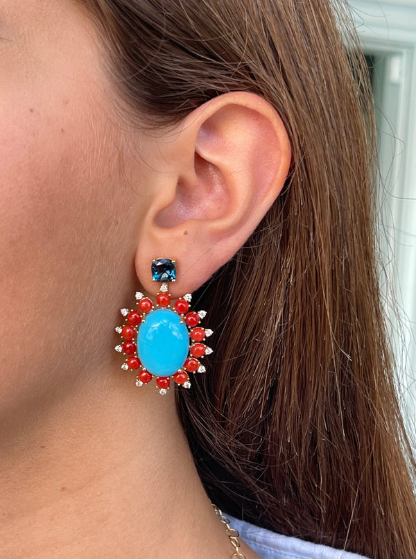  a-furst-sole-drop-earrings-arizona-turquoise-coral-london-blue-topaz-diamonds-18k-yellow-gold-O2056GTUK1UL