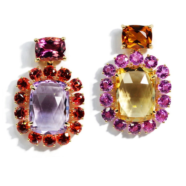 a-furst-sole-drop-earrings-pink-orange-sapphires-rose-de-france-citrine-tourmaline-yellow-gold-O2003G4R4O